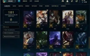 Conta Platina 3 com 43 Champs e 21 Skins + 1 Fragmento