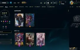 Conta Lol Platina 1, 227 Skins, Todos Os Campeões, 128K Ea