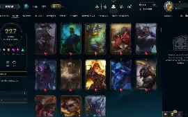 Conta Lol Platina 1, 227 Skins, Todos Os Campeões, 128K Ea