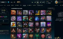 Conta Lol Platina 1, 227 Skins, Todos Os Campeões, 128K Ea