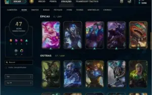 Vendo Conta league of legends platina4