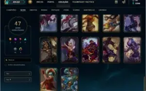 Vendo Conta league of legends platina4