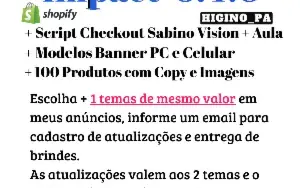 Tema Shopify Impact + Atualizações E Bônus