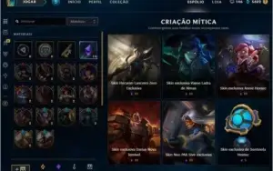 CONTA PLATINA 3, 10 GEMAS, 117 SKINS + CONTA NO PBE.