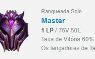 conta mestre 60%wr