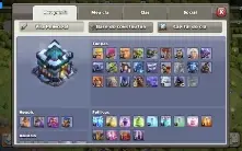 Clash of clans CV/TH 13