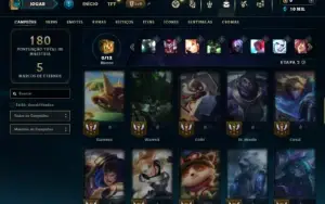 Bronze 2 com 55 Champs e 28 Skins