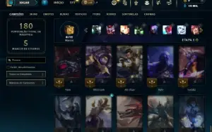 Bronze 2 com 55 Champs e 28 Skins