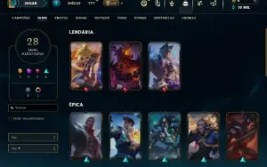 Bronze 2 com 55 Champs e 28 Skins