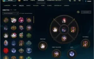 Conta league of legends Diamante2, 129 champs.