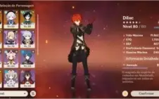 Zhongli / Venti / Diluc / Qiqi/ Jean / Espada de Jade