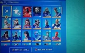 Conta Fortinite 133 Skins