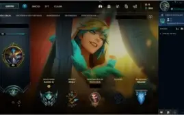 Conta lol, Platina 3, level 46 e 28 champs