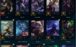 Conta lol, Platina 3, level 46 e 28 champs