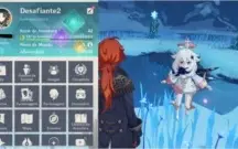 CONTA GENSHIN IMPACT AR42 - COM DILUC,XIÃO, QIQI E MONA.