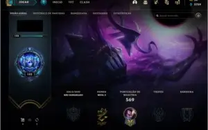 Conta de League of Legends Unranked 204 skins