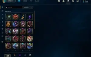 Conta de League of Legends Unranked 204 skins