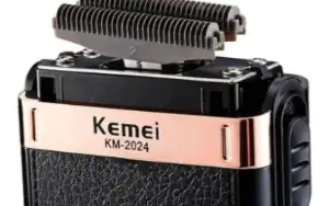Kemei-KM-2024 Barbeiro, Preto 100V, 240V