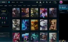 Conta lol - Diamante IV 164 skins
