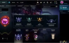 Conta lol - Diamante IV 164 skins