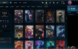 Conta lol - Diamante IV 164 skins