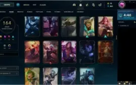 Conta lol - Diamante IV 164 skins