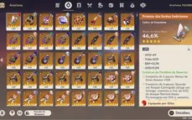 Genshin 15 5* + 7 armas 5* - PROMO DE NATAL