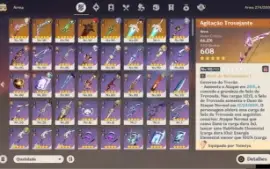 Genshin 15 5* + 7 armas 5* - PROMO DE NATAL