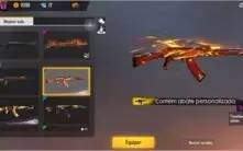 CONTA FREE FIRE 4 PASSES MESTRE E VÁRIAS SKINS
