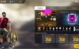 CONTA FREE FIRE 4 PASSES MESTRE E VÁRIAS SKINS