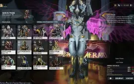 Warframe conta mr 30 - warframes buildados, tudo upado, buil