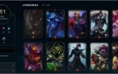 Conta league of legends com 181 SKINS