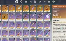 ✨ Conta Ar 60 End Game com skin da Keqing e Garantido ✨