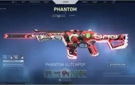 Conta de Valorant Prata 3 com várias skins