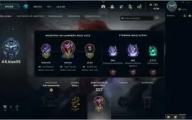 Conta League of Legends criada na season 3