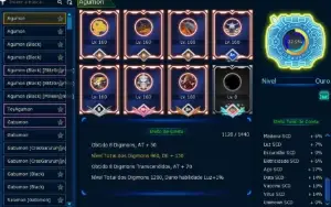 Conta LA OMEGA 1 U X7SM e quase todos os SSS+ do game