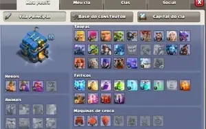 Conta clash of clans cv 12