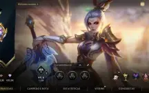 Conta wild rift com Riven prestígio e mais 66 skins