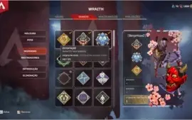 CONTA APEX LEGENDS PC HERANÇA WRAITH 150 LENDARIA