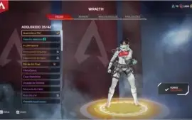 CONTA APEX LEGENDS PC HERANÇA WRAITH 150 LENDARIA