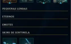 Conta Lol , Platina 4 , 217 Skins