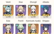 conta genshin muito top