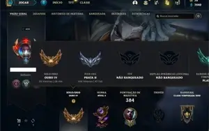 Conta ouro 4 com 120 Champs e 149 Skins + 30 Cromas