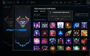 Vendo conta de lol baratinha