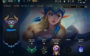 Vendo conta de lol baratinha