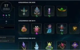 Conta platina 4,736 skins