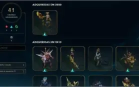 Conta platina 4,736 skins