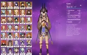 VENDO CONTA COM TODOS OS PERSONAGENS MENOS ALBEDO
