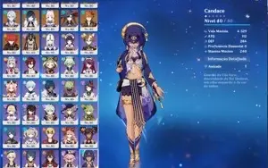 VENDO CONTA COM TODOS OS PERSONAGENS MENOS ALBEDO