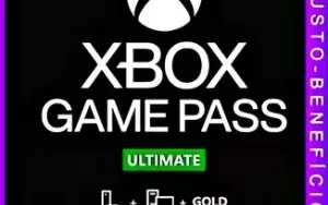 Game Pass Ultimate Xbox/Pc 2 meses + Discord Nitro + Brinde